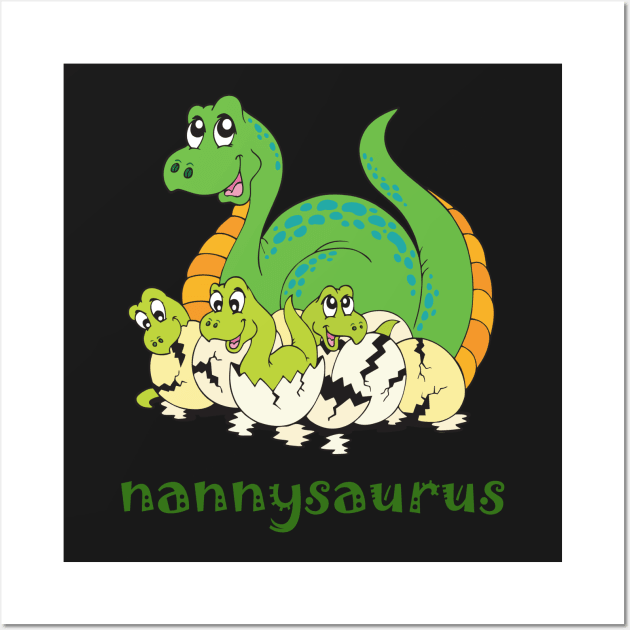 Nannysaurus Wall Art by cdclocks